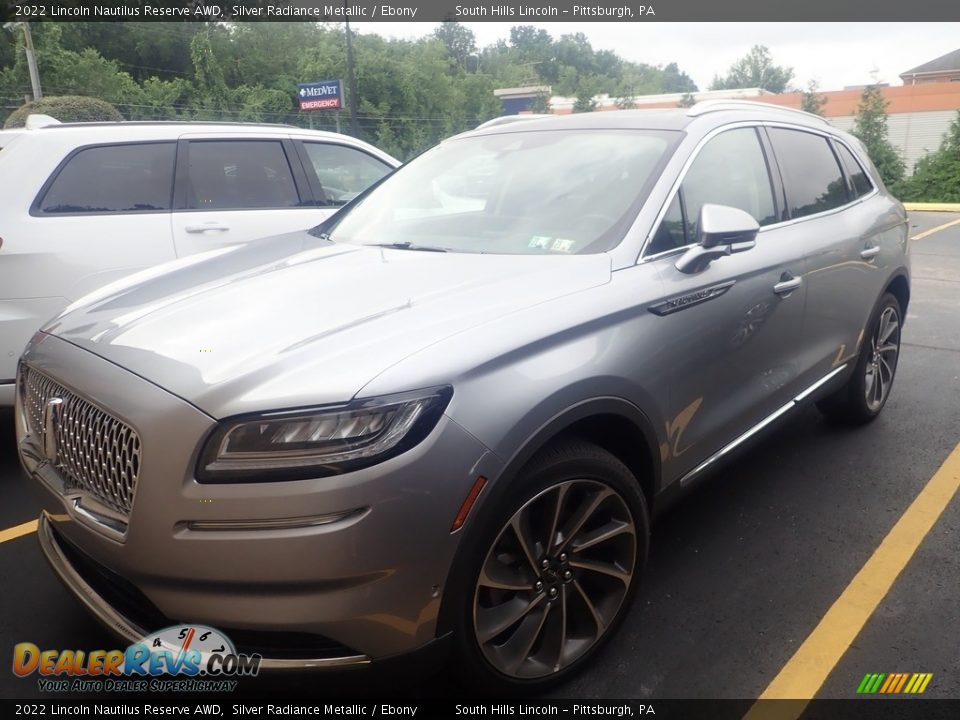 2022 Lincoln Nautilus Reserve AWD Silver Radiance Metallic / Ebony Photo #1