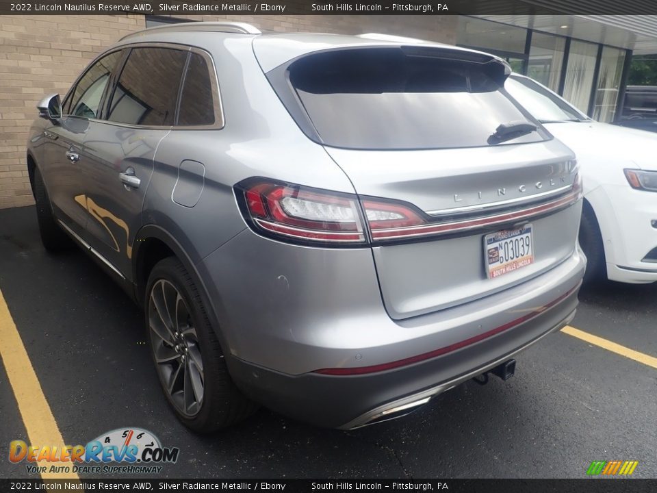 2022 Lincoln Nautilus Reserve AWD Silver Radiance Metallic / Ebony Photo #2