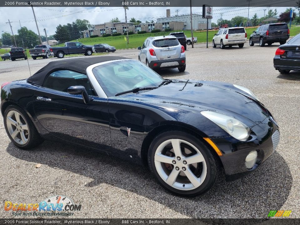 2006 Pontiac Solstice Roadster Mysterious Black / Ebony Photo #5