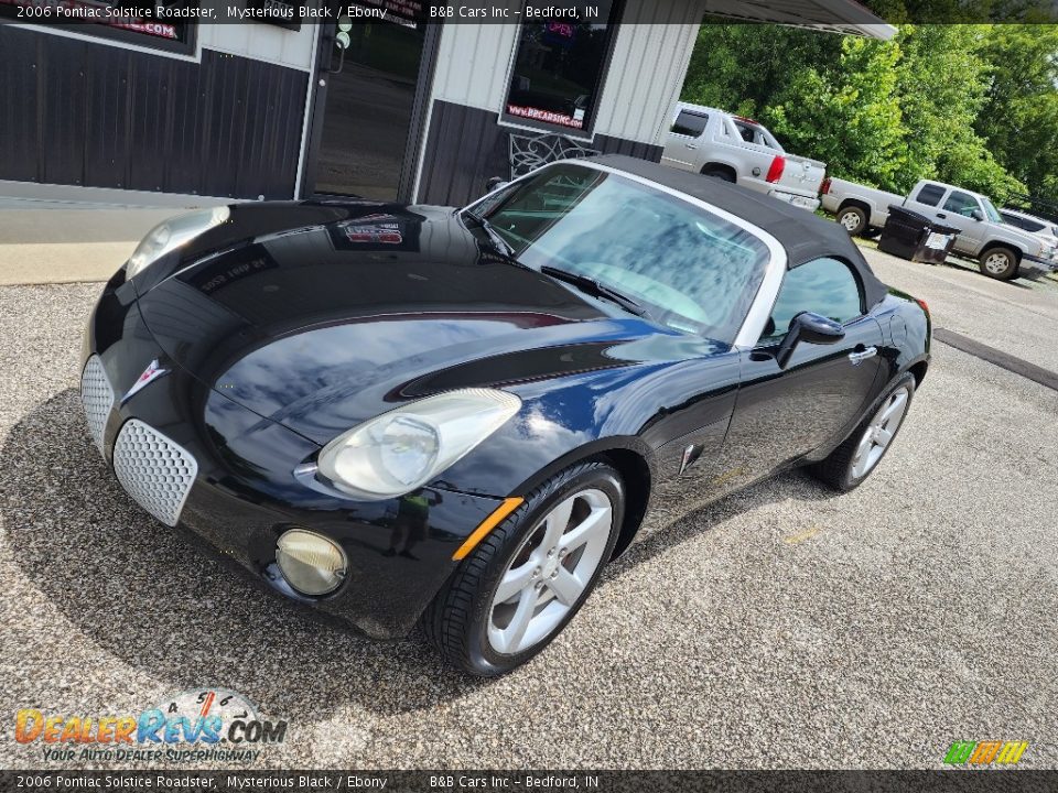 2006 Pontiac Solstice Roadster Mysterious Black / Ebony Photo #7