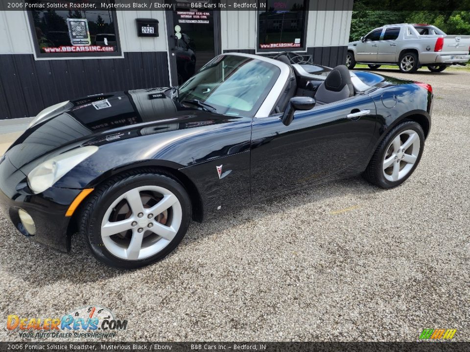 2006 Pontiac Solstice Roadster Mysterious Black / Ebony Photo #13