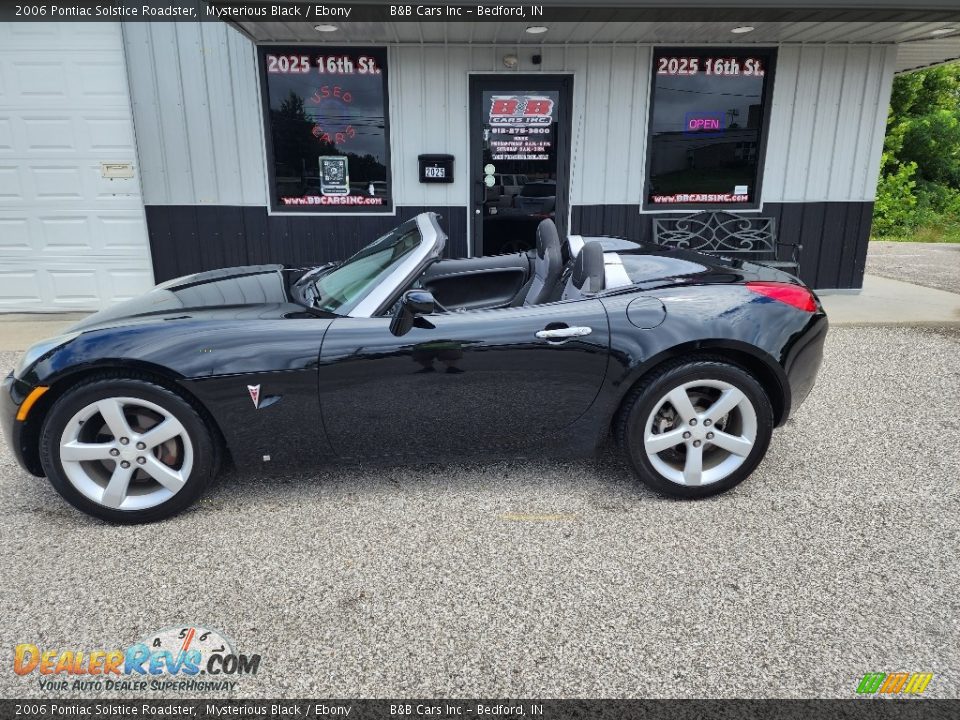 2006 Pontiac Solstice Roadster Mysterious Black / Ebony Photo #18