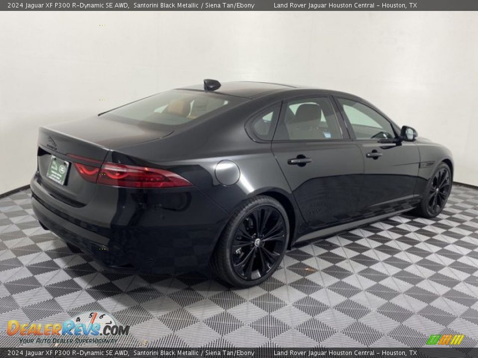 2024 Jaguar XF P300 R-Dynamic SE AWD Santorini Black Metallic / Siena Tan/Ebony Photo #2