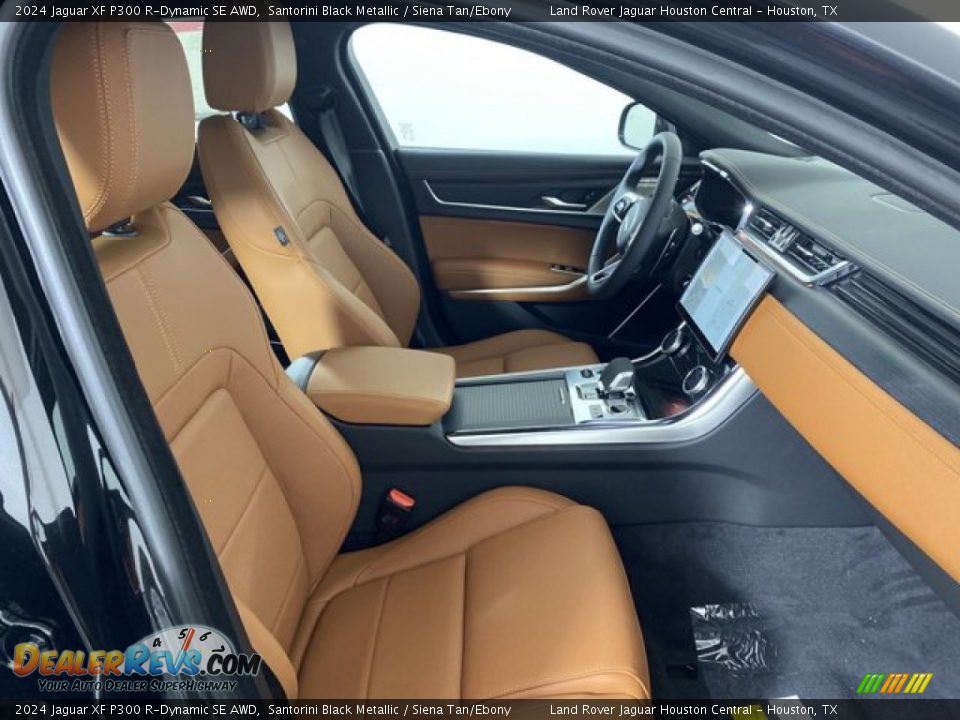 2024 Jaguar XF P300 R-Dynamic SE AWD Santorini Black Metallic / Siena Tan/Ebony Photo #3