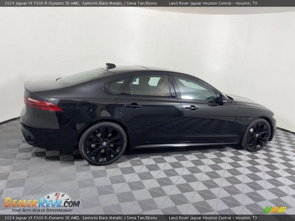 2024 Jaguar XF P300 R-Dynamic SE AWD Santorini Black Metallic / Siena Tan/Ebony Photo #11