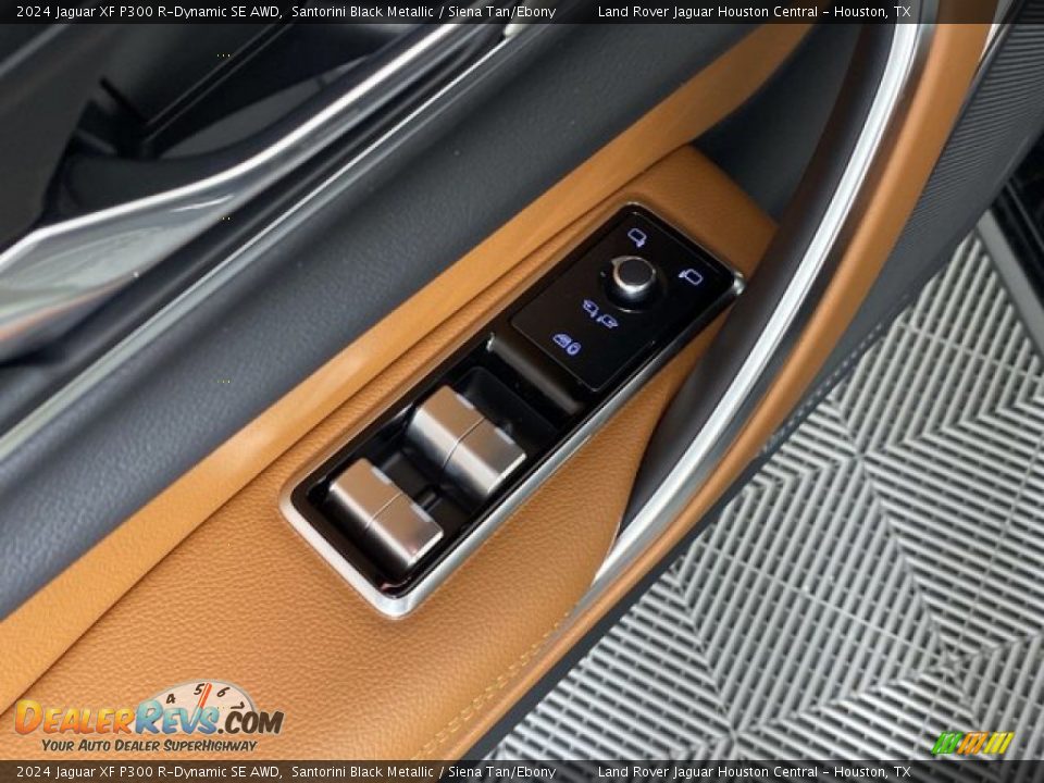 2024 Jaguar XF P300 R-Dynamic SE AWD Santorini Black Metallic / Siena Tan/Ebony Photo #14