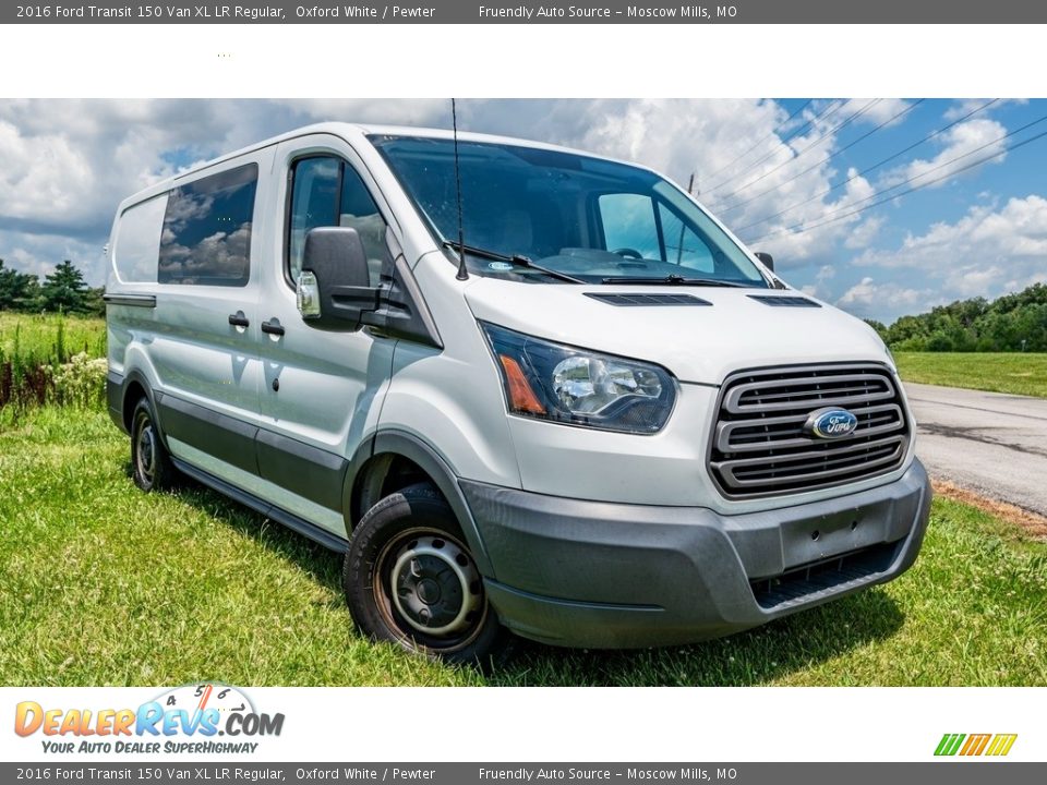 2016 Ford Transit 150 Van XL LR Regular Oxford White / Pewter Photo #1