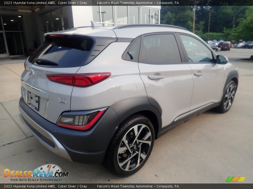 2023 Hyundai Kona Limited AWD Cyber Silver / Gray Photo #2