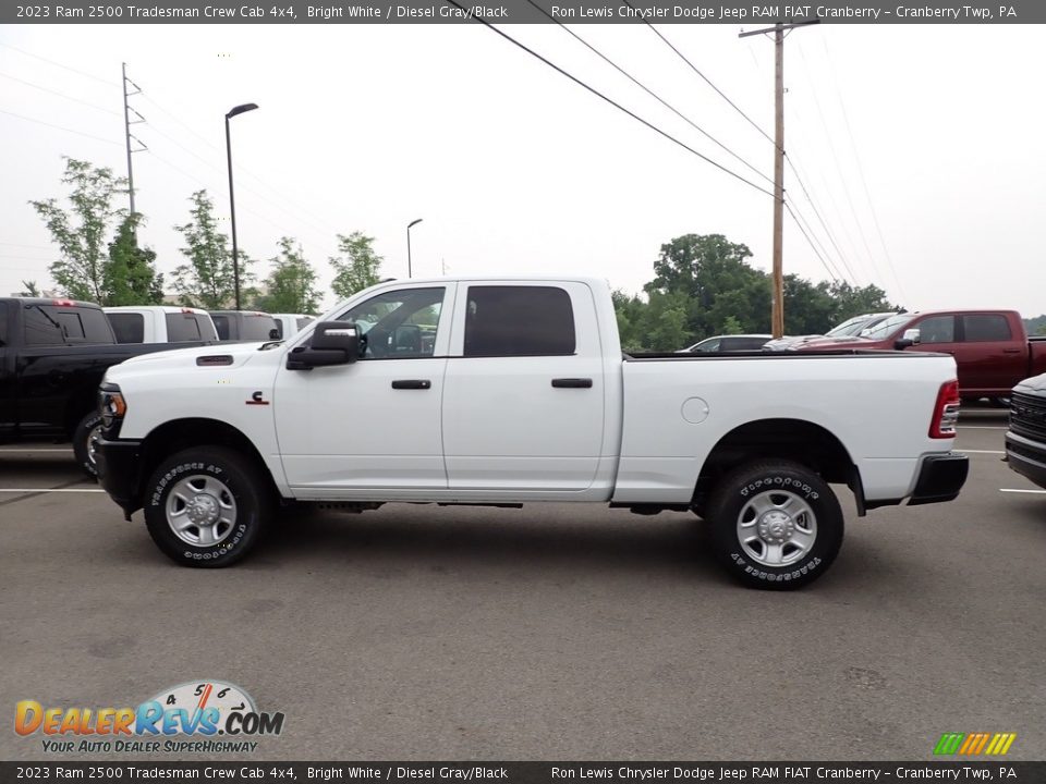 Bright White 2023 Ram 2500 Tradesman Crew Cab 4x4 Photo #2