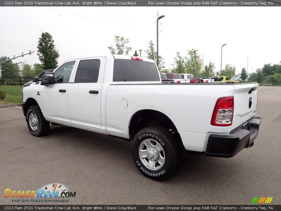 2023 Ram 2500 Tradesman Crew Cab 4x4 Bright White / Diesel Gray/Black Photo #3