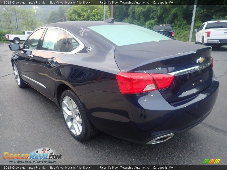 2018 Chevrolet Impala Premier Blue Velvet Metallic / Jet Black Photo #4