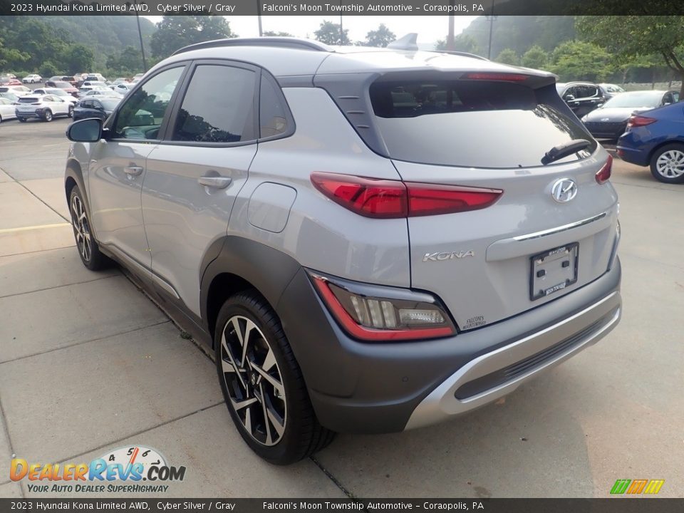 2023 Hyundai Kona Limited AWD Cyber Silver / Gray Photo #5