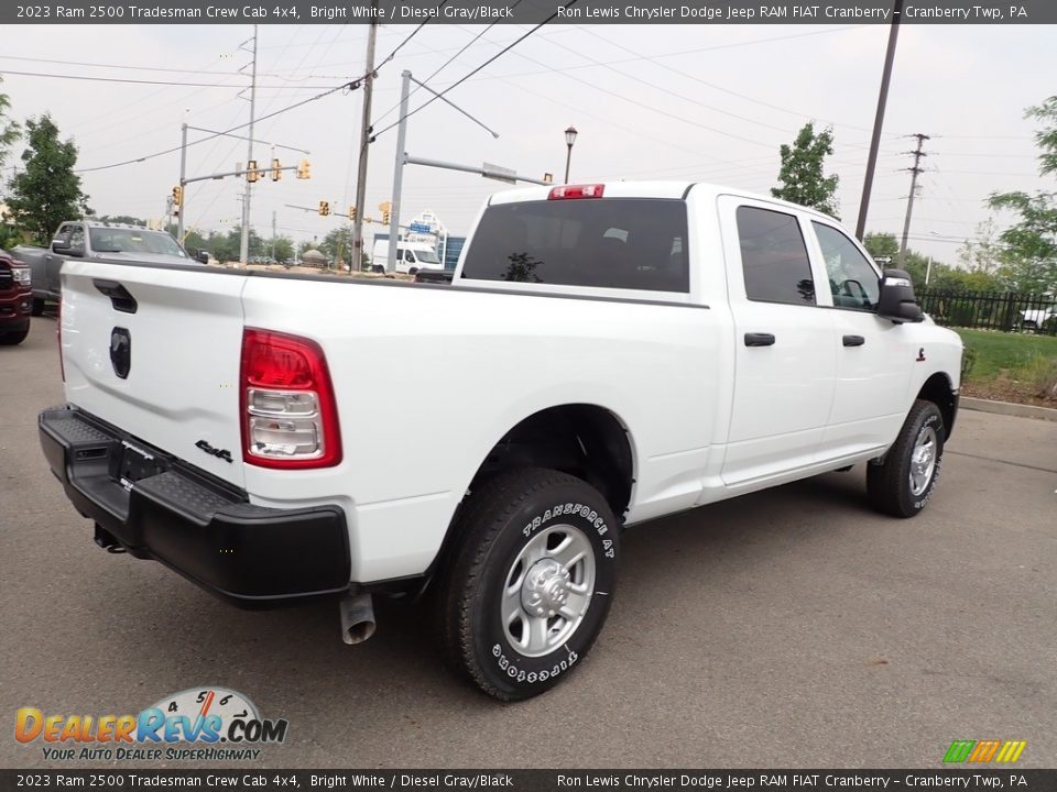 2023 Ram 2500 Tradesman Crew Cab 4x4 Bright White / Diesel Gray/Black Photo #5