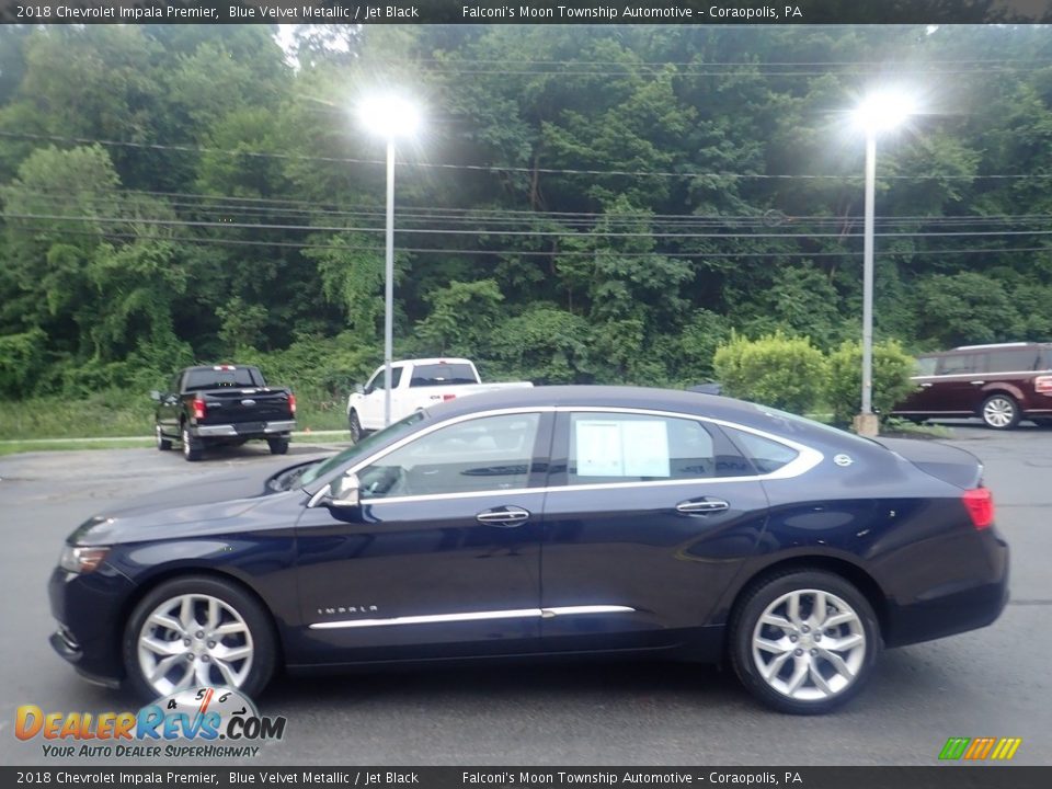 2018 Chevrolet Impala Premier Blue Velvet Metallic / Jet Black Photo #6