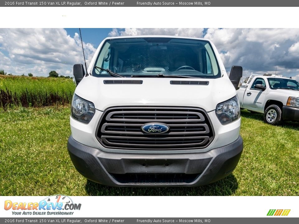 2016 Ford Transit 150 Van XL LR Regular Oxford White / Pewter Photo #9