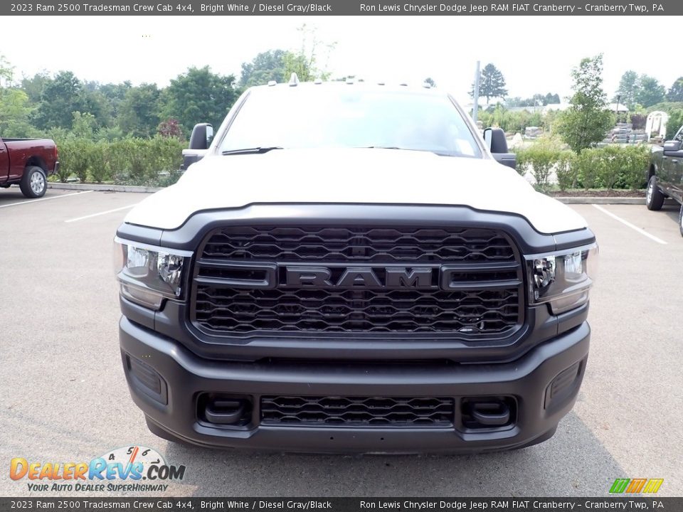 2023 Ram 2500 Tradesman Crew Cab 4x4 Bright White / Diesel Gray/Black Photo #8