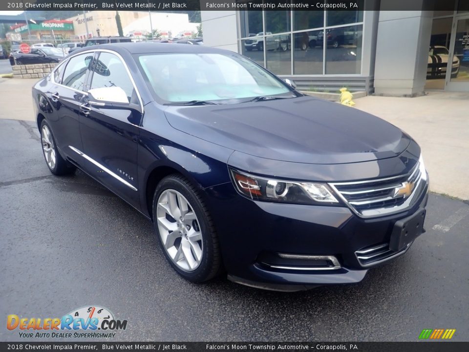 2018 Chevrolet Impala Premier Blue Velvet Metallic / Jet Black Photo #9