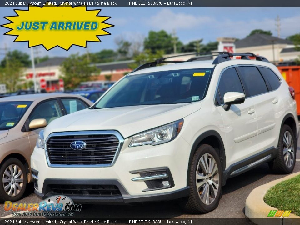 2021 Subaru Ascent Limited Crystal White Pearl / Slate Black Photo #1