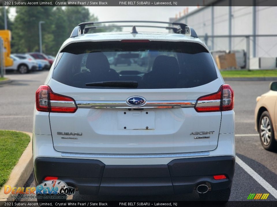 2021 Subaru Ascent Limited Crystal White Pearl / Slate Black Photo #4