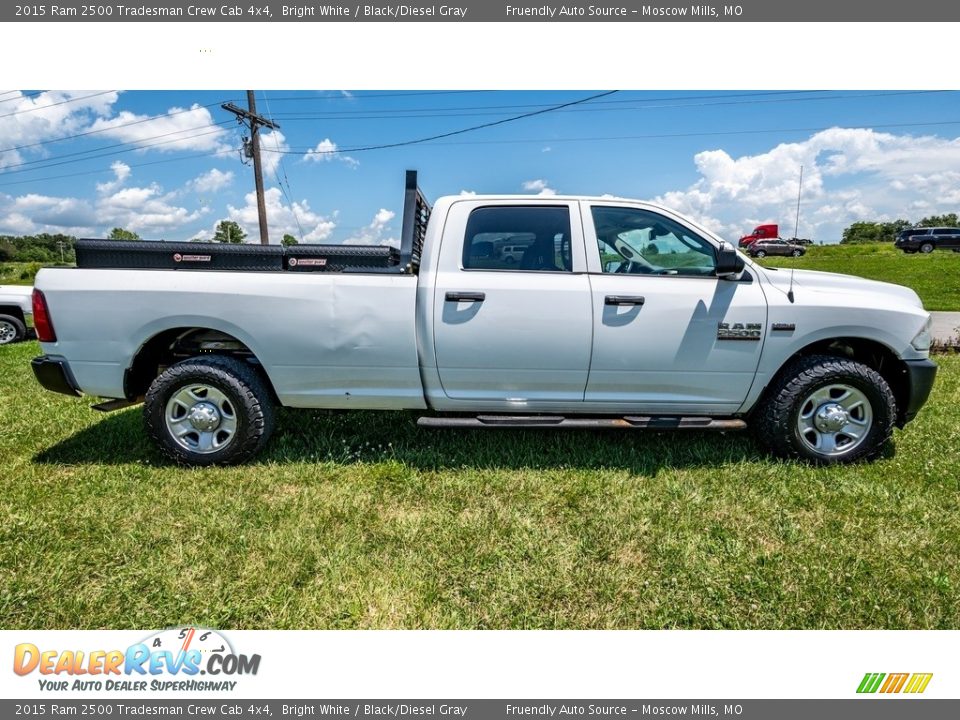 Bright White 2015 Ram 2500 Tradesman Crew Cab 4x4 Photo #3