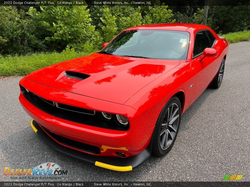 2023 Dodge Challenger R/T Plus Go Mango / Black Photo #2