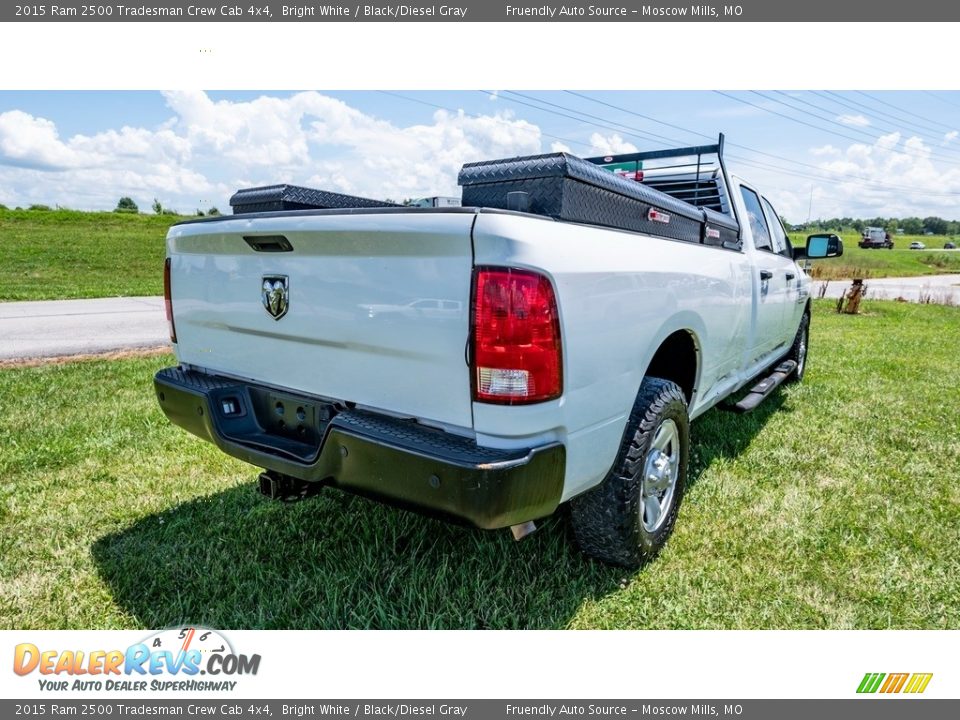 2015 Ram 2500 Tradesman Crew Cab 4x4 Bright White / Black/Diesel Gray Photo #4