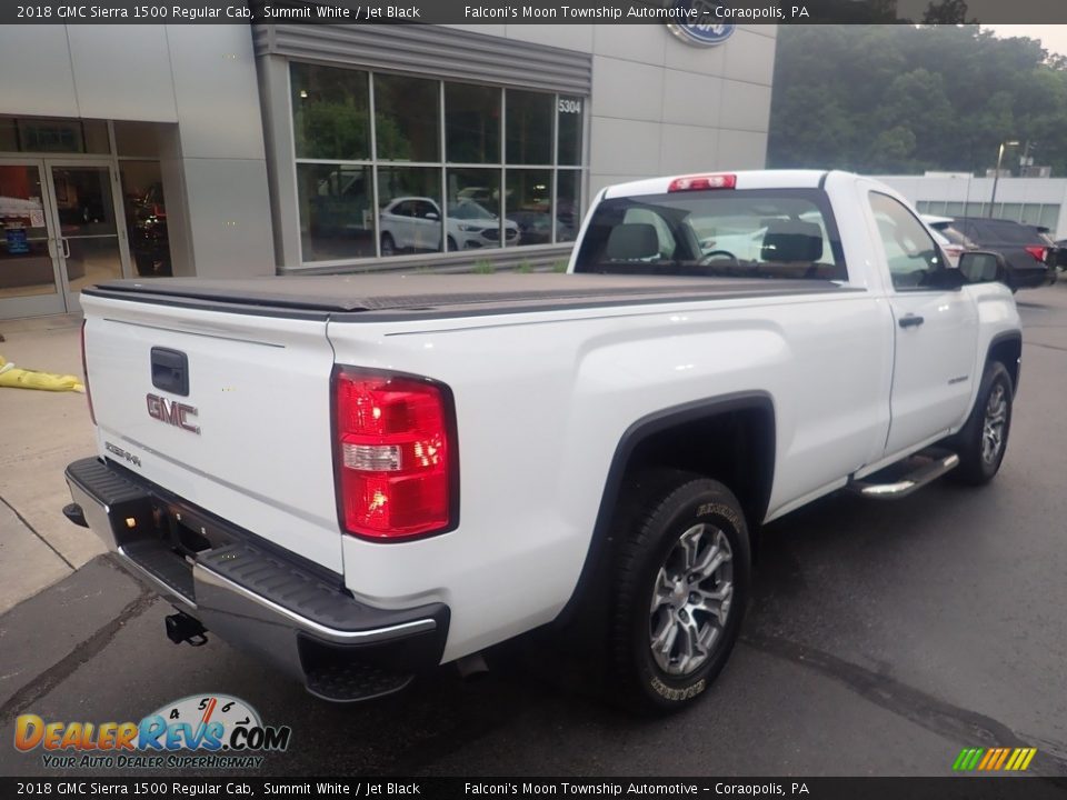 2018 GMC Sierra 1500 Regular Cab Summit White / Jet Black Photo #2