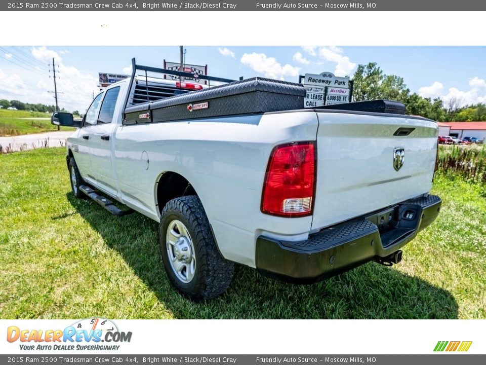 2015 Ram 2500 Tradesman Crew Cab 4x4 Bright White / Black/Diesel Gray Photo #6