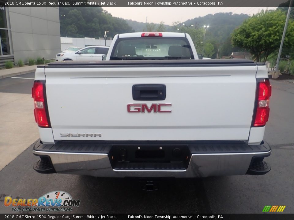 2018 GMC Sierra 1500 Regular Cab Summit White / Jet Black Photo #3