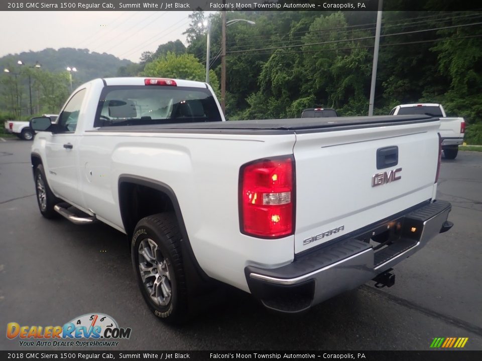 2018 GMC Sierra 1500 Regular Cab Summit White / Jet Black Photo #5