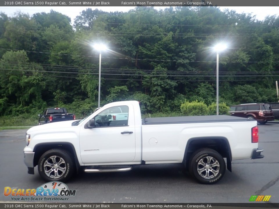 Summit White 2018 GMC Sierra 1500 Regular Cab Photo #6