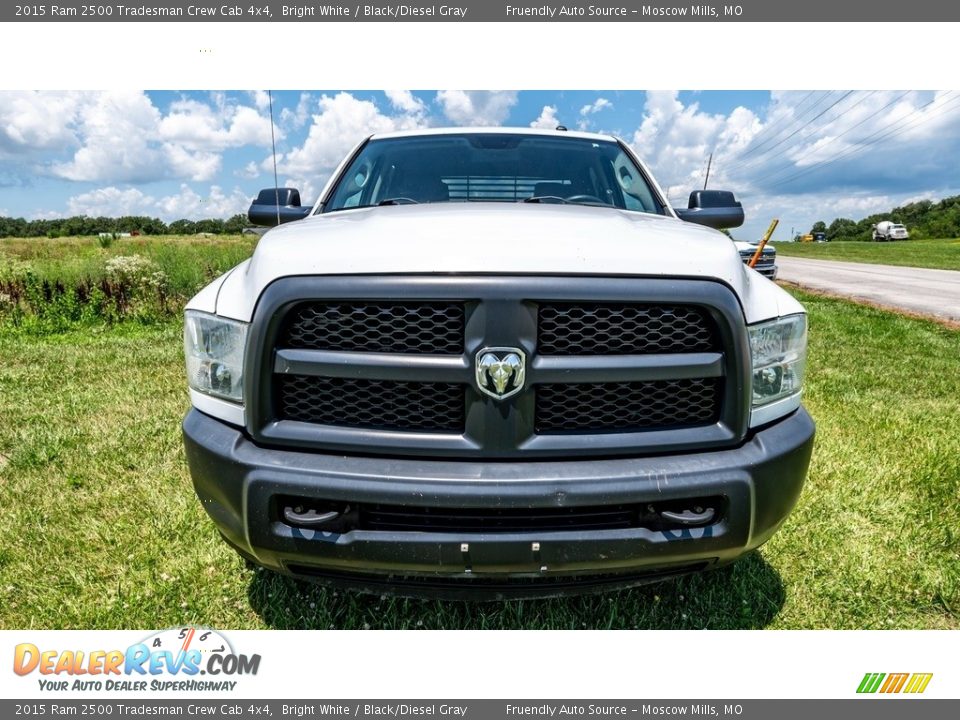 2015 Ram 2500 Tradesman Crew Cab 4x4 Bright White / Black/Diesel Gray Photo #9