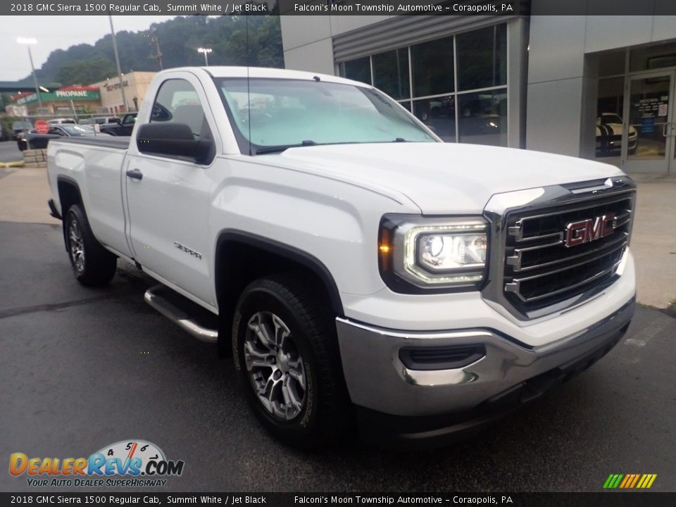 Summit White 2018 GMC Sierra 1500 Regular Cab Photo #9