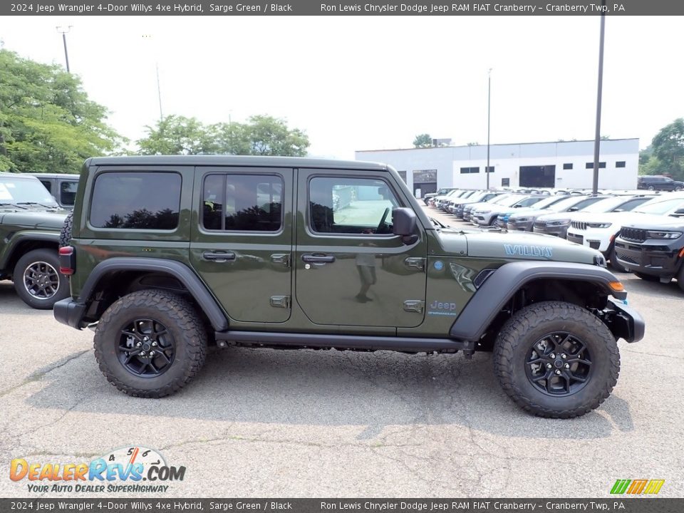 Sarge Green 2024 Jeep Wrangler 4-Door Willys 4xe Hybrid Photo #6