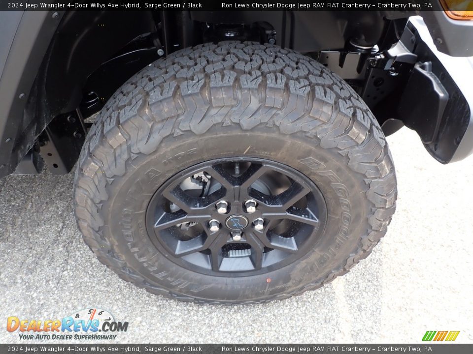 2024 Jeep Wrangler 4-Door Willys 4xe Hybrid Wheel Photo #9