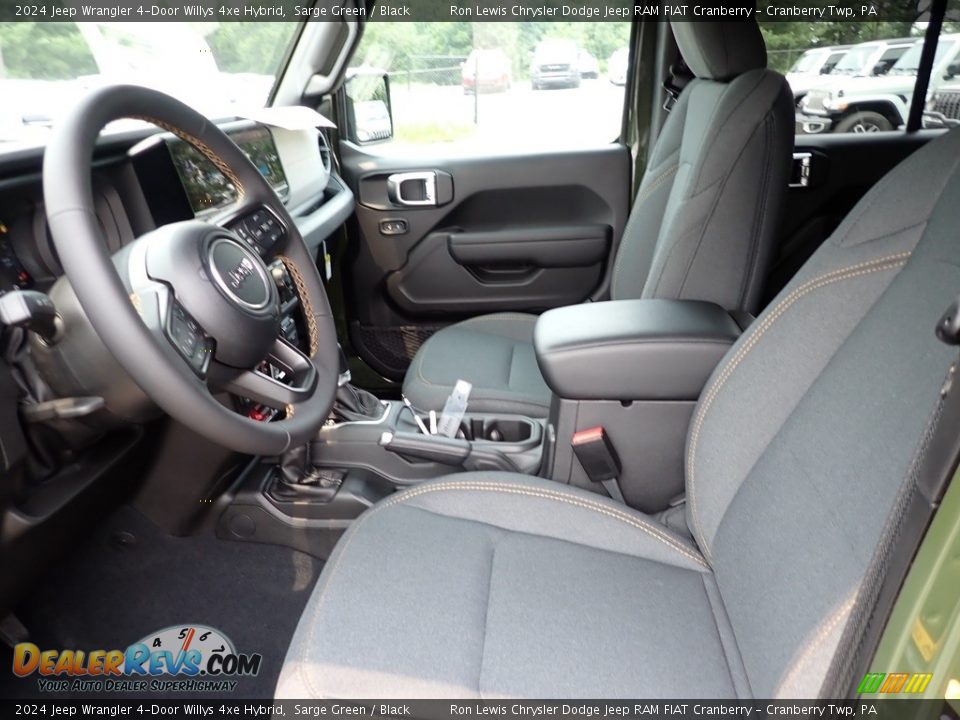 Front Seat of 2024 Jeep Wrangler 4-Door Willys 4xe Hybrid Photo #14