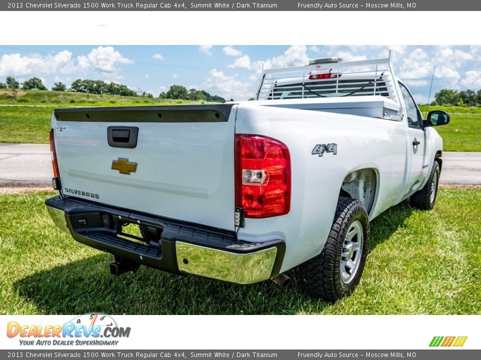 2013 Chevrolet Silverado 1500 Work Truck Regular Cab 4x4 Summit White / Dark Titanium Photo #4