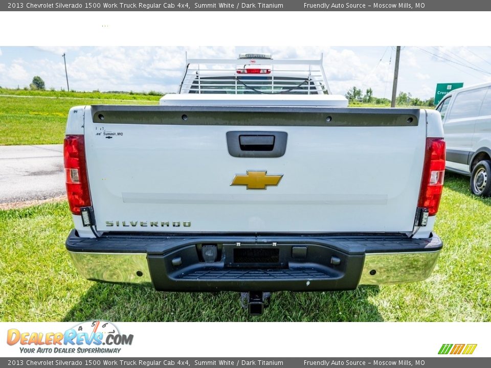 2013 Chevrolet Silverado 1500 Work Truck Regular Cab 4x4 Summit White / Dark Titanium Photo #5