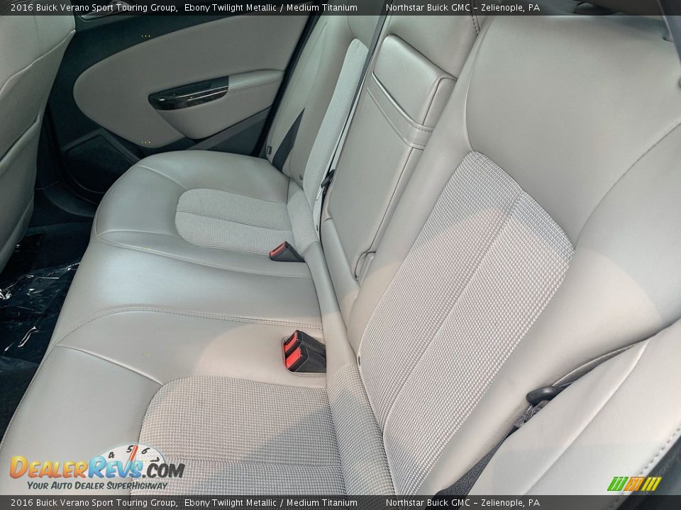 Rear Seat of 2016 Buick Verano Sport Touring Group Photo #13