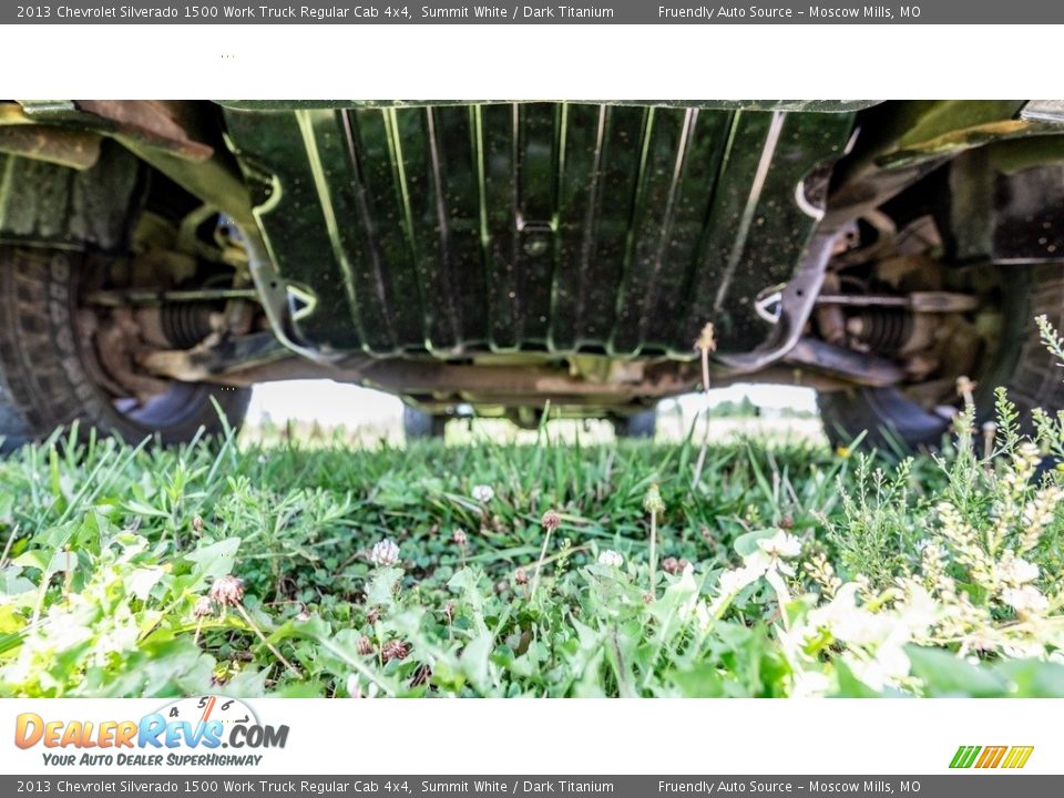 2013 Chevrolet Silverado 1500 Work Truck Regular Cab 4x4 Summit White / Dark Titanium Photo #10