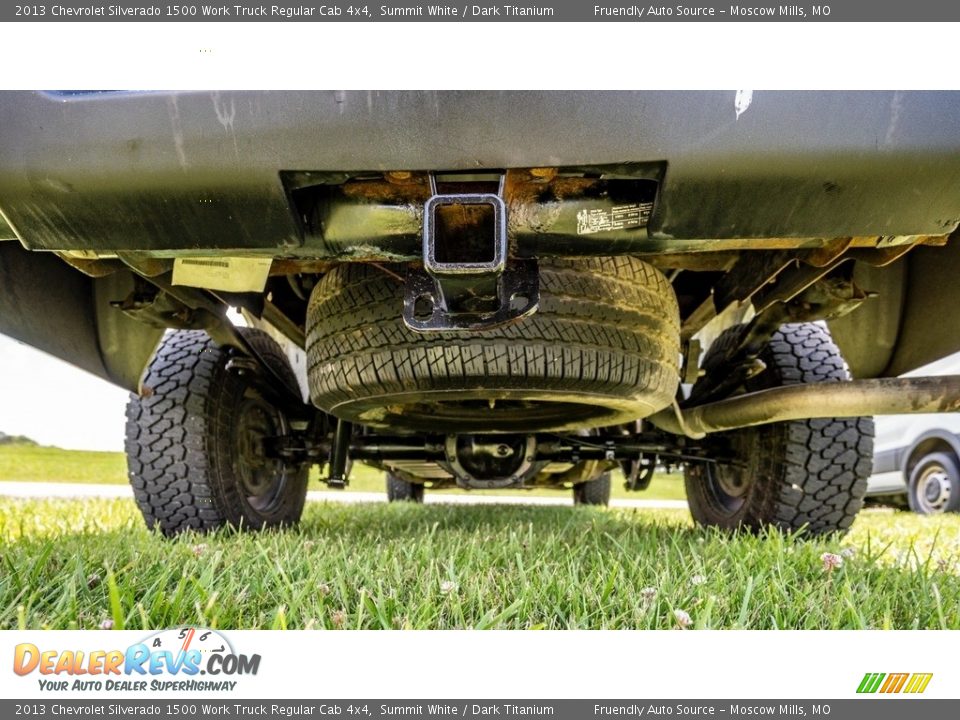 2013 Chevrolet Silverado 1500 Work Truck Regular Cab 4x4 Summit White / Dark Titanium Photo #13