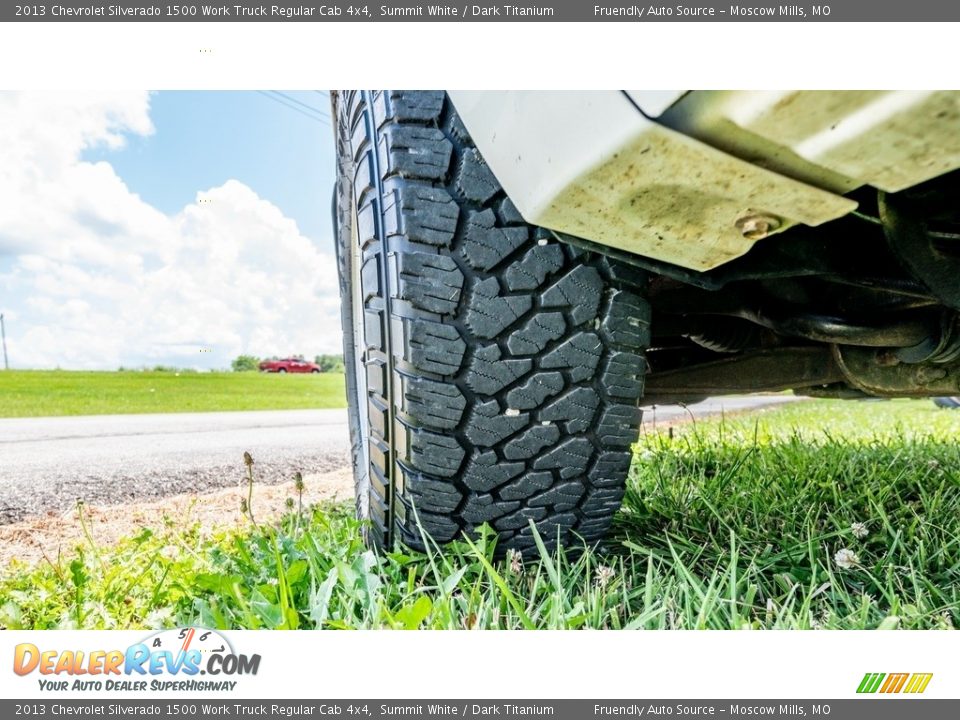 2013 Chevrolet Silverado 1500 Work Truck Regular Cab 4x4 Summit White / Dark Titanium Photo #15