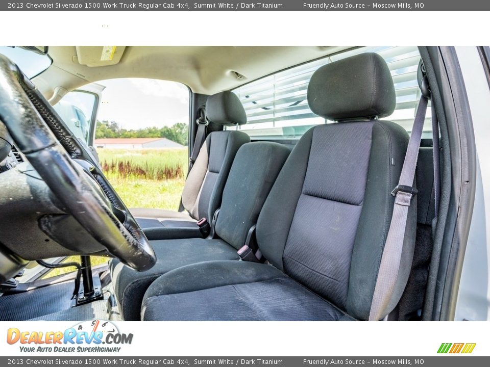 2013 Chevrolet Silverado 1500 Work Truck Regular Cab 4x4 Summit White / Dark Titanium Photo #17