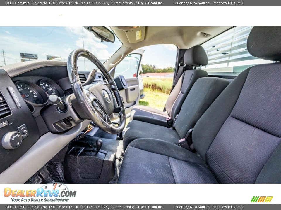 2013 Chevrolet Silverado 1500 Work Truck Regular Cab 4x4 Summit White / Dark Titanium Photo #18