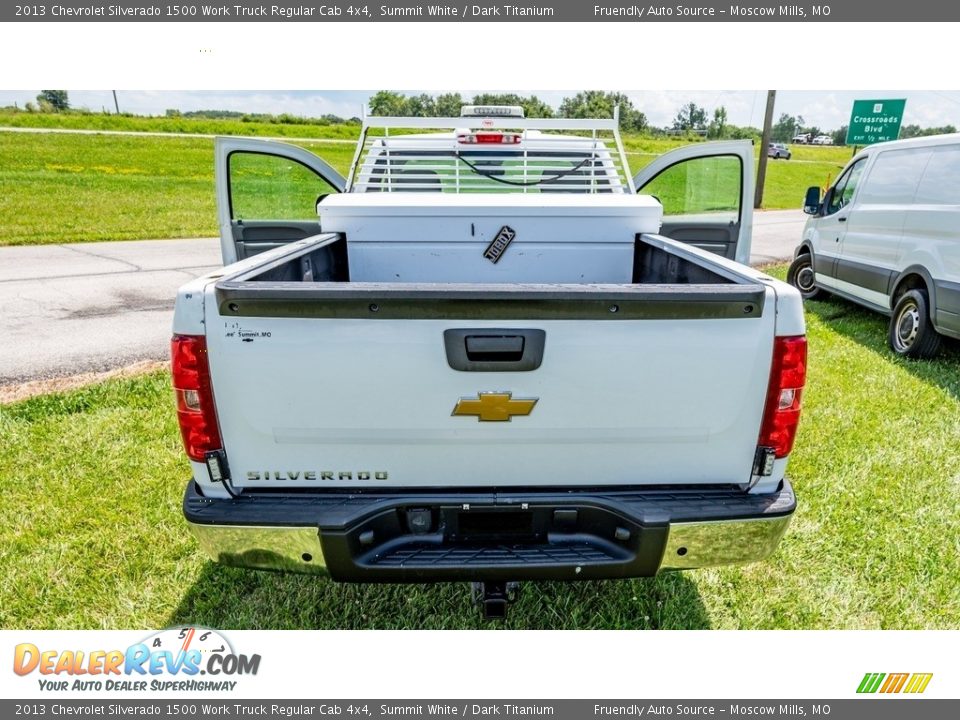 2013 Chevrolet Silverado 1500 Work Truck Regular Cab 4x4 Summit White / Dark Titanium Photo #20