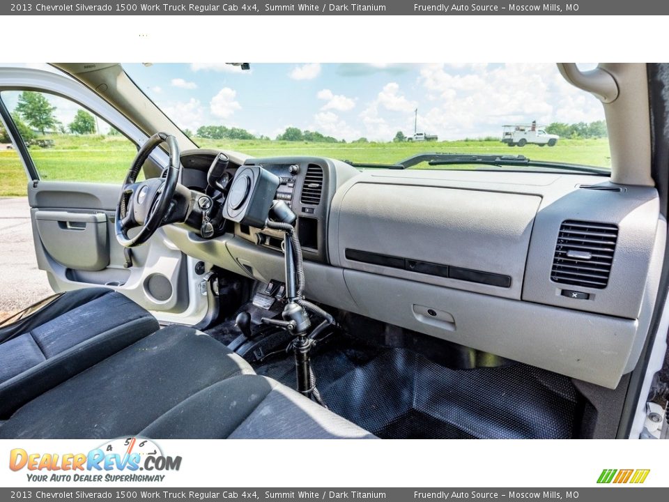 2013 Chevrolet Silverado 1500 Work Truck Regular Cab 4x4 Summit White / Dark Titanium Photo #21