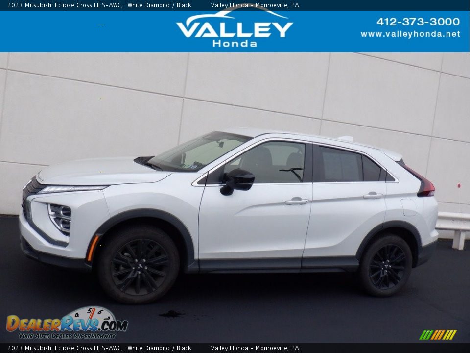 2023 Mitsubishi Eclipse Cross LE S-AWC White Diamond / Black Photo #2