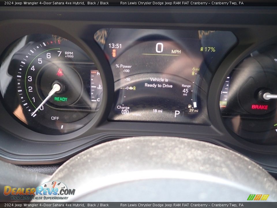 2024 Jeep Wrangler 4-Door Sahara 4xe Hybrid Gauges Photo #18