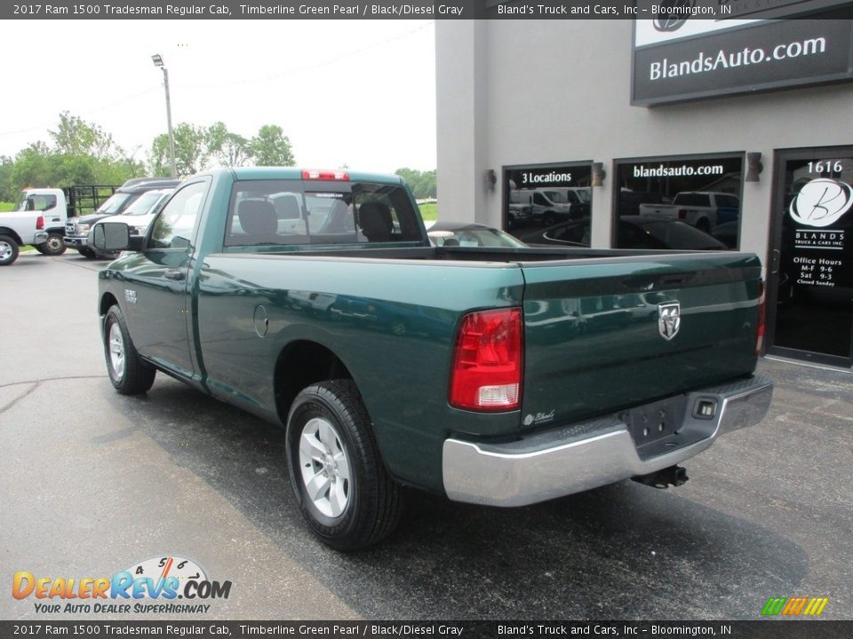 2017 Ram 1500 Tradesman Regular Cab Timberline Green Pearl / Black/Diesel Gray Photo #3