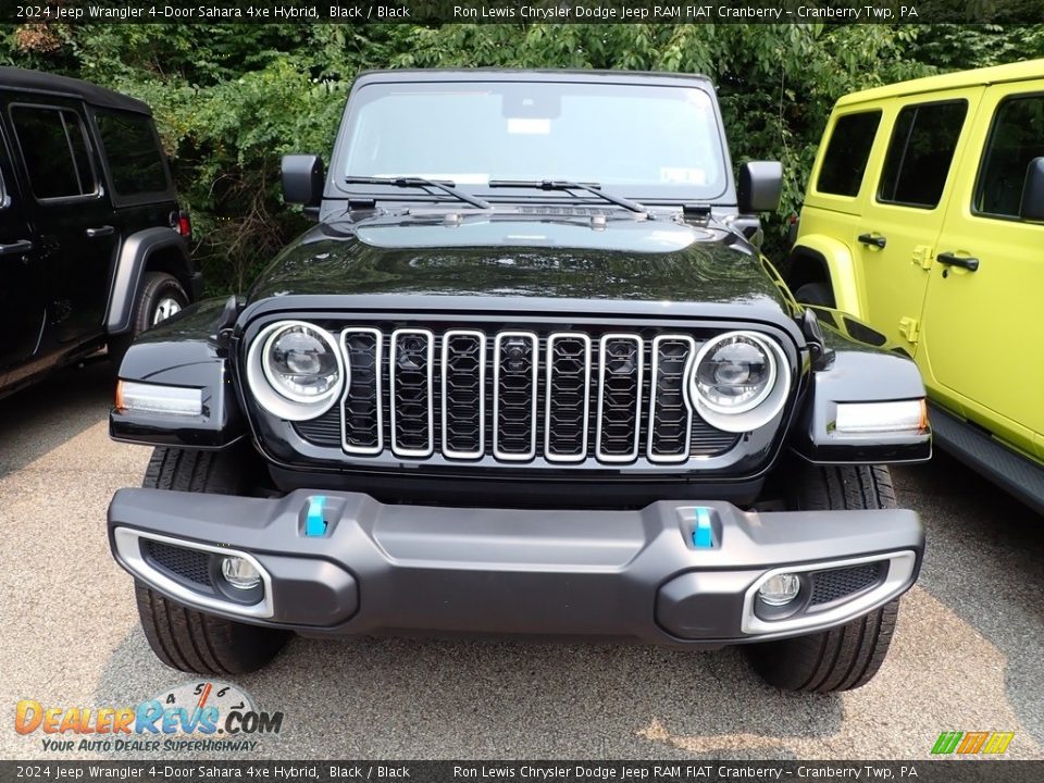 2024 Jeep Wrangler 4-Door Sahara 4xe Hybrid Black / Black Photo #26